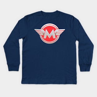 Matchless vintage motorbike badge Kids Long Sleeve T-Shirt